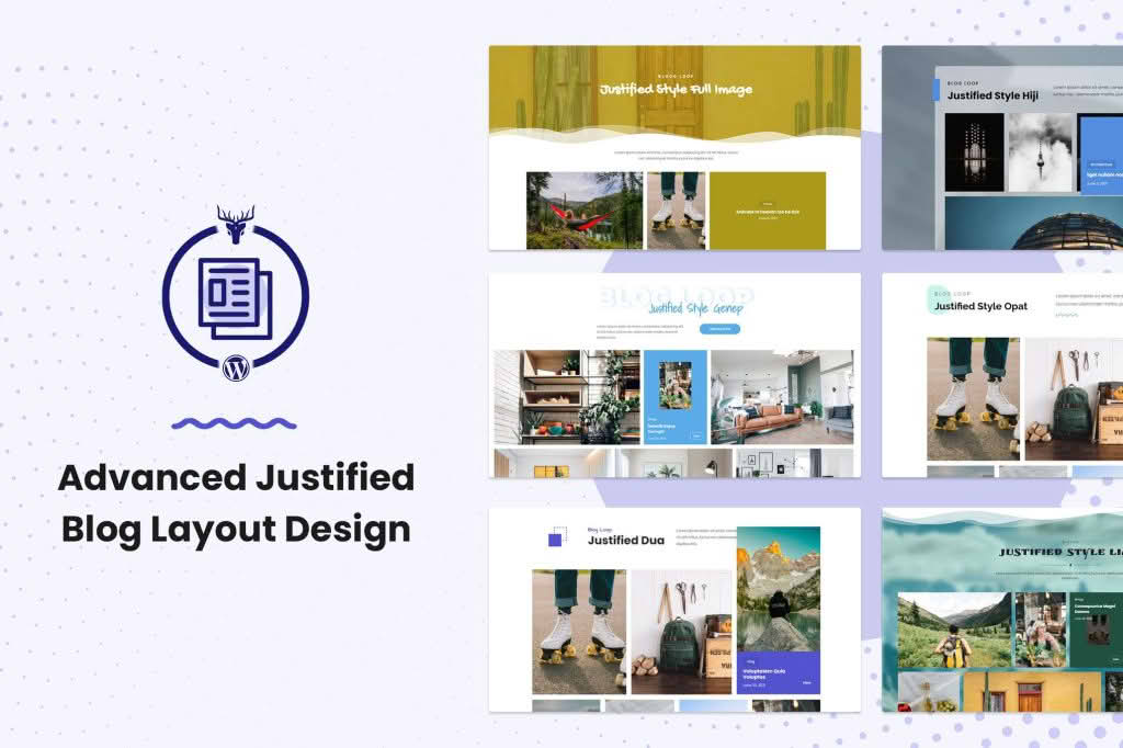 Download Advanced Justified Blog Layout Design