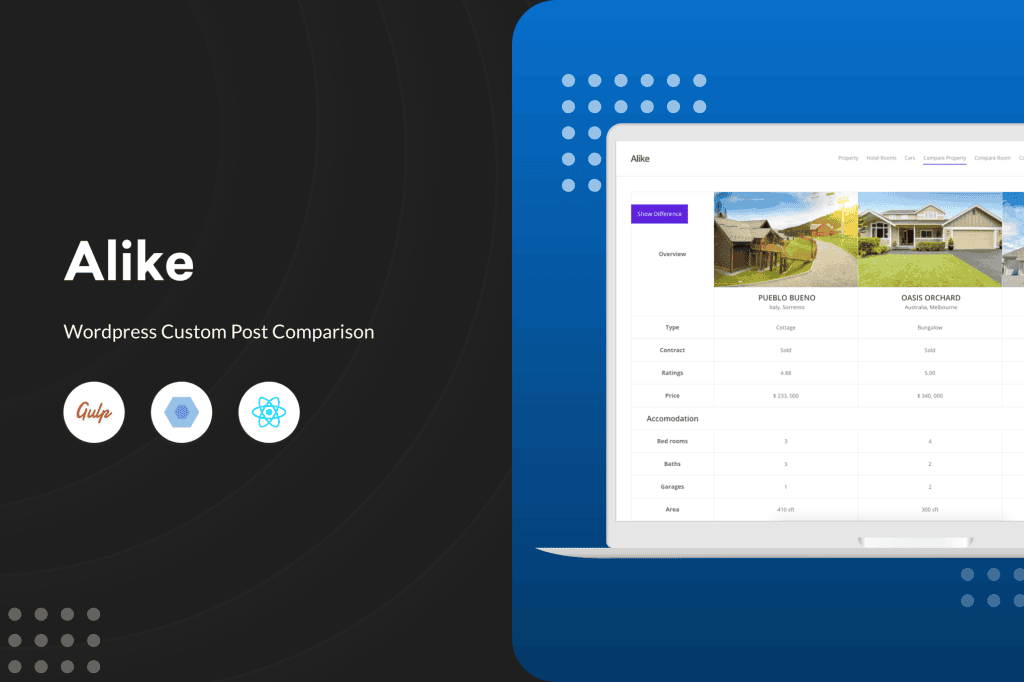 Download Alike - WordPress Custom Post Comparison