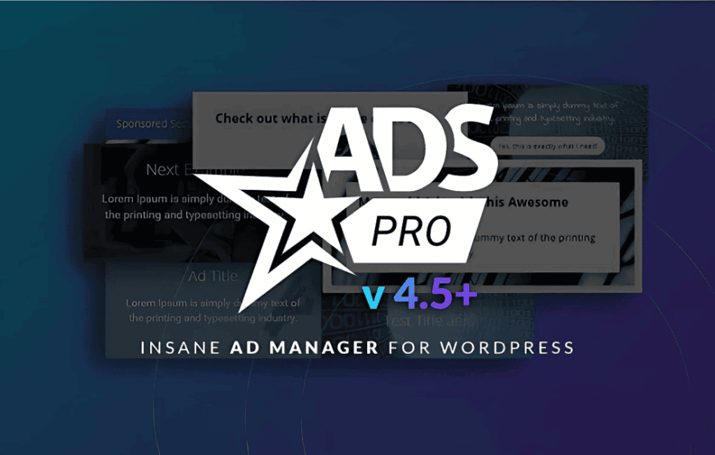 Download Ads Pro - WordPress Advertising Manager
