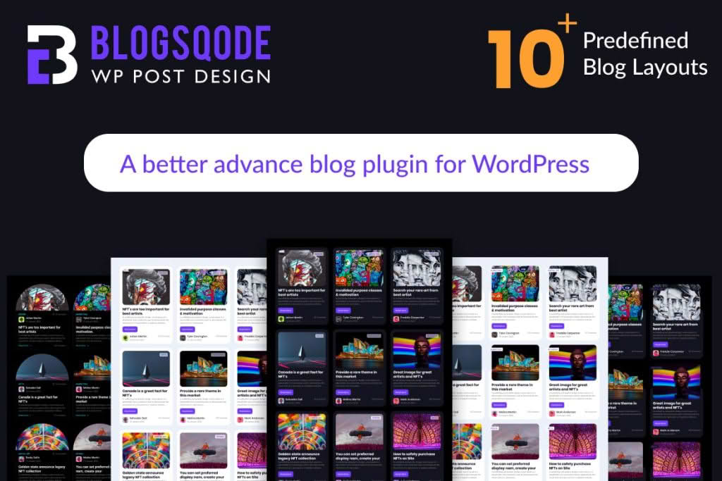 Download Blogsqode - Blog Design for WordPress Plugin