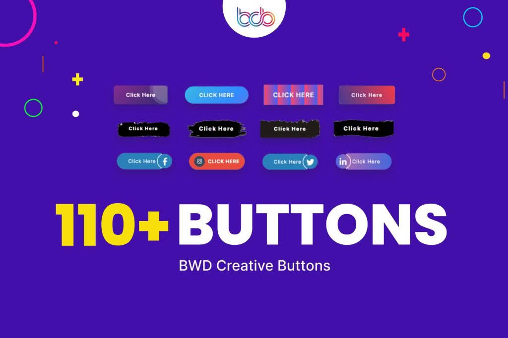 Download Creative buttons addon for elementor