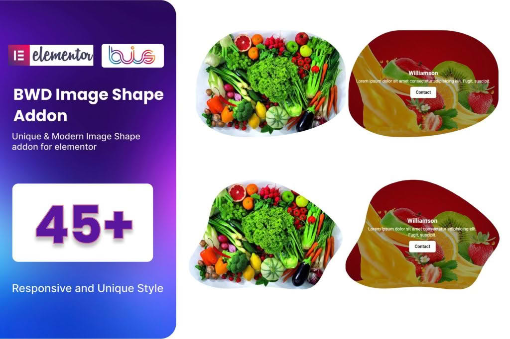 Download BWD Image Shape addon for elementor