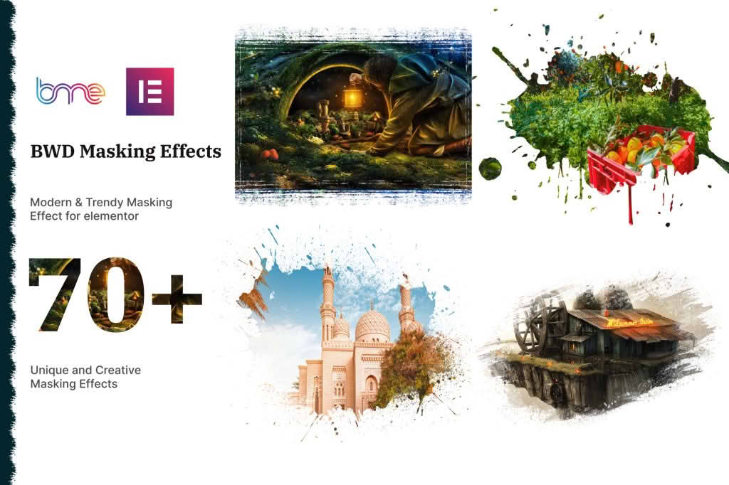 Download Masking Effects addon for Elementor
