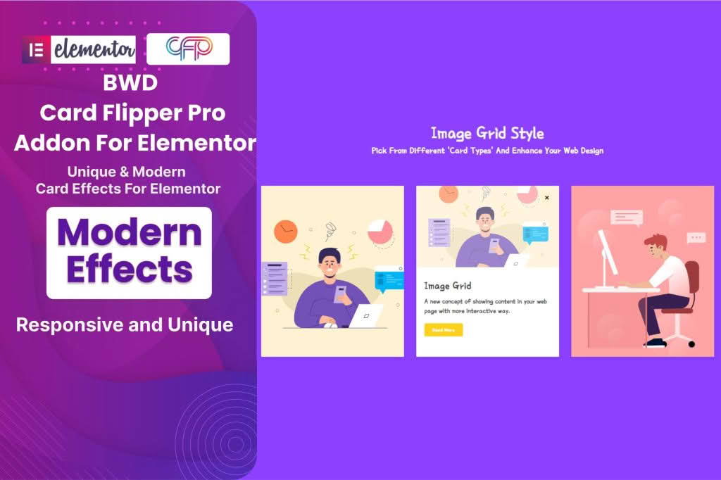 Download Card Flipper Pro Addon For Elementor