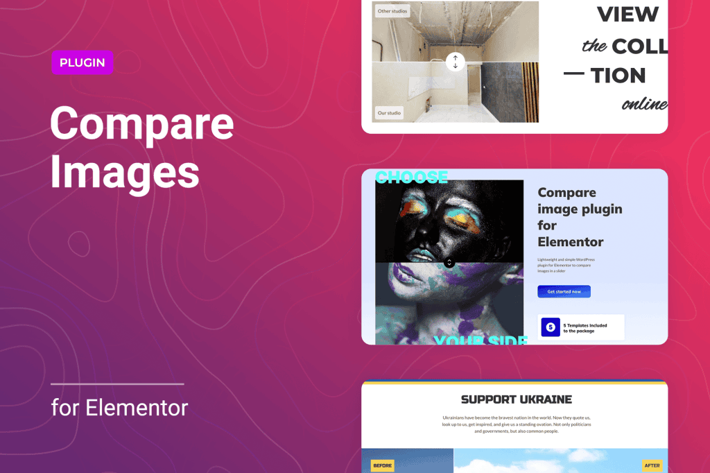 Download Before and After Image Compare for Elementor
