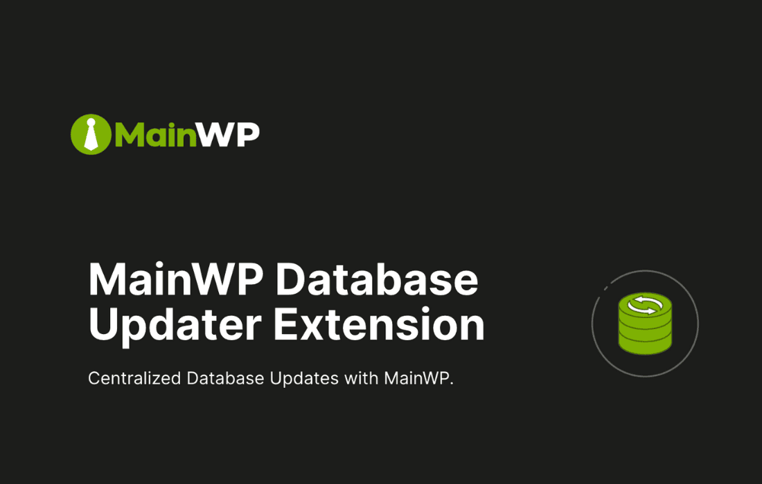 Download MainWP Database Updater Extension