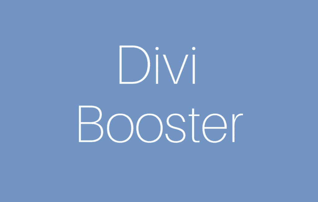 Download Divi Booster