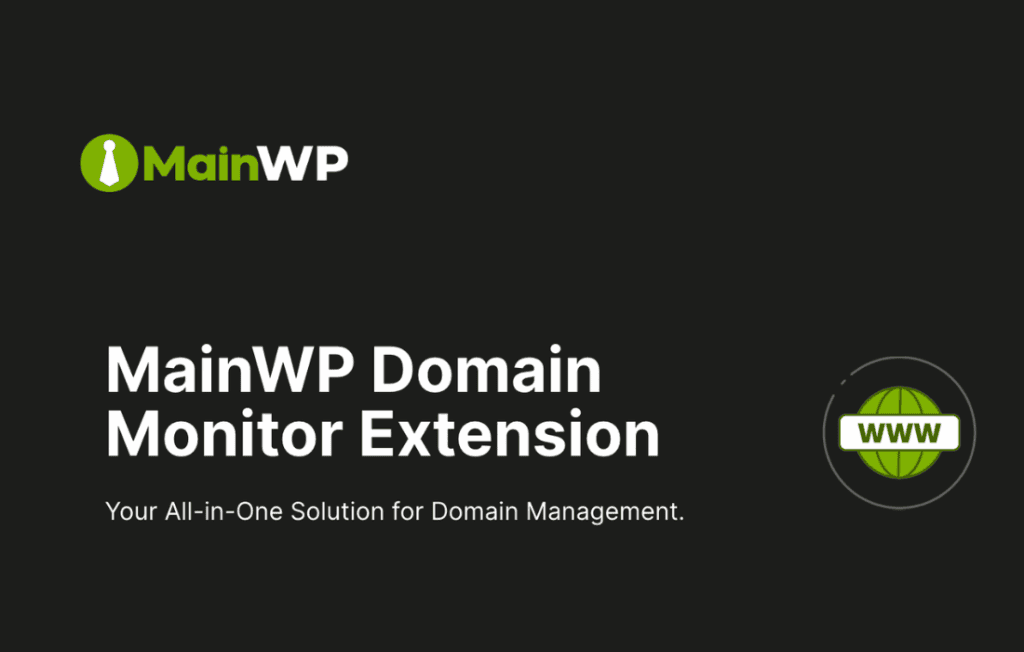 Download MainWP Domain Monitor Extension