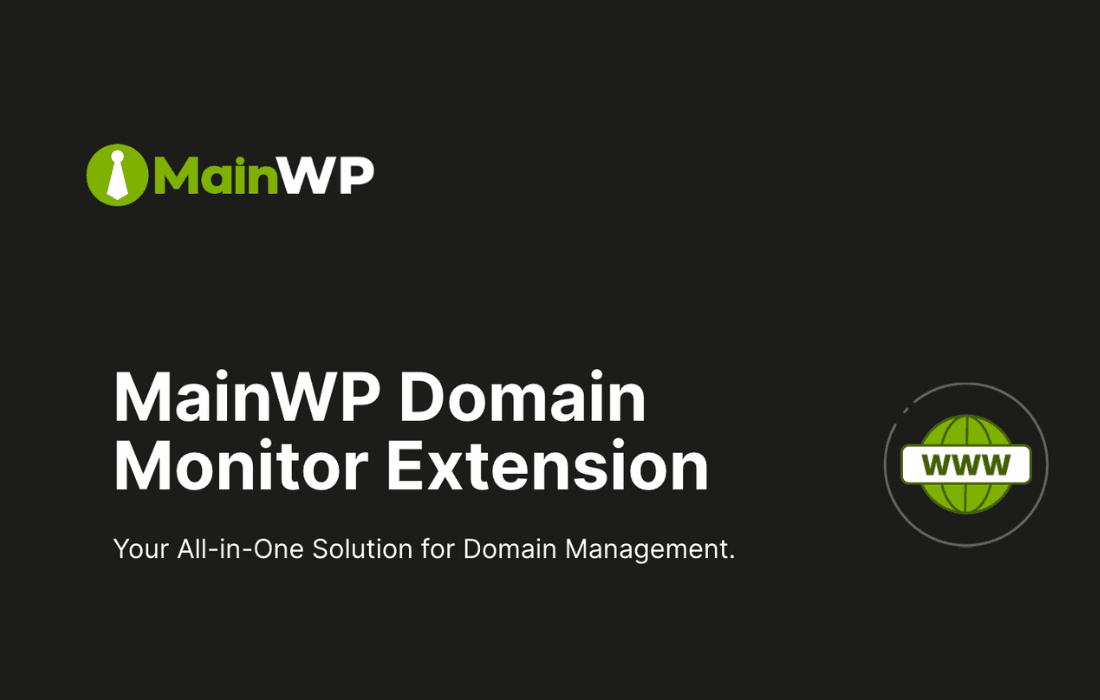 Download MainWP Domain Monitor Extension