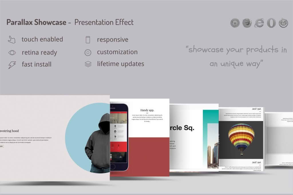 Download Parallax Showcase Effects - Present your products
