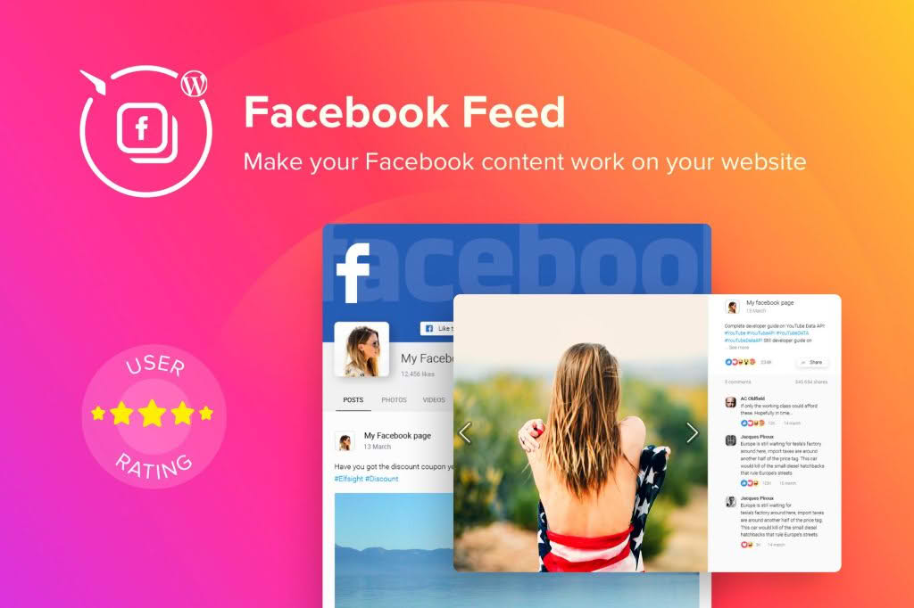 Download WordPress Facebook Feed Plugin