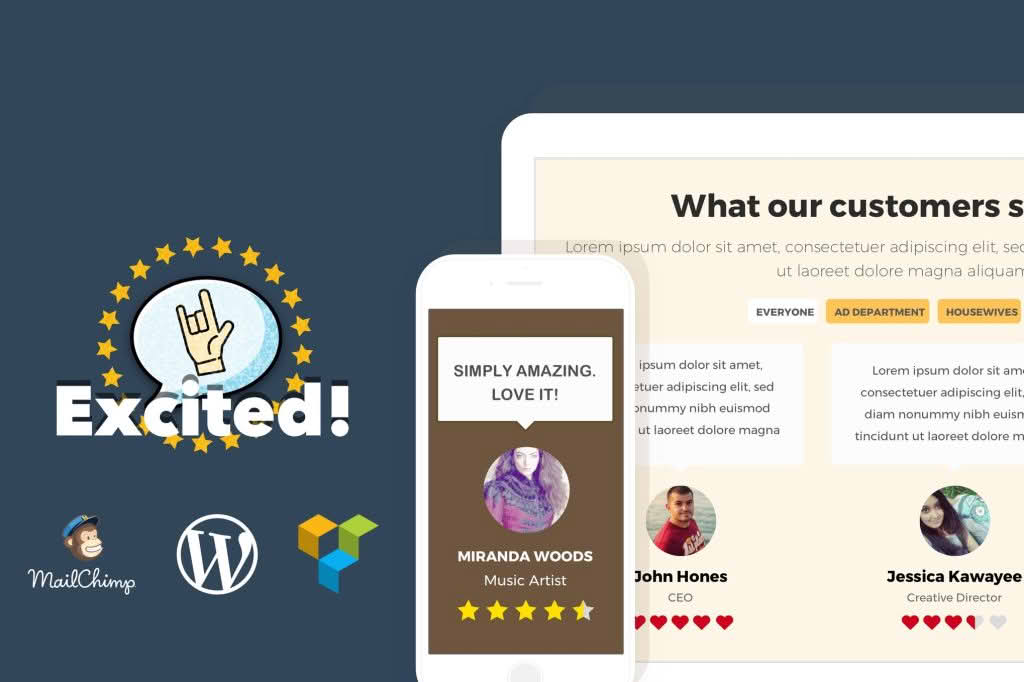 Download Testimonials Showcase for WordPress — Excited!