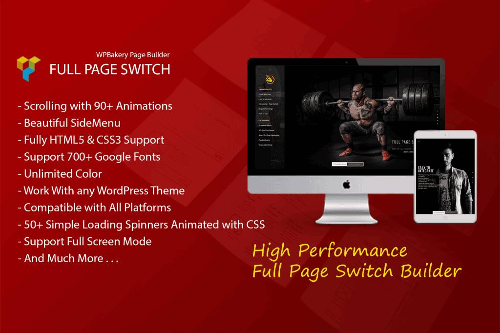 Download Full Page Switch - Addon For WPBakery Page Builder