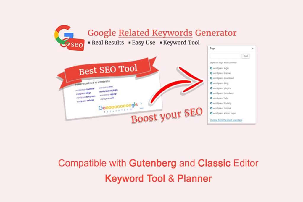 Download Google Related Keywords Generator - WordPress SEO
