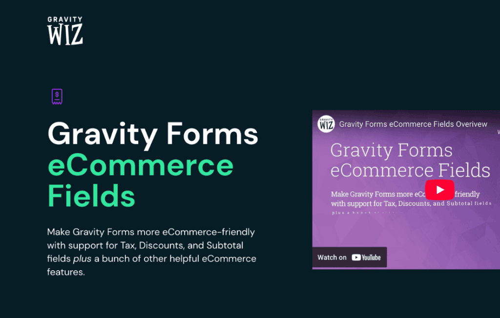 Download Gravity Perks eCommerce Fields