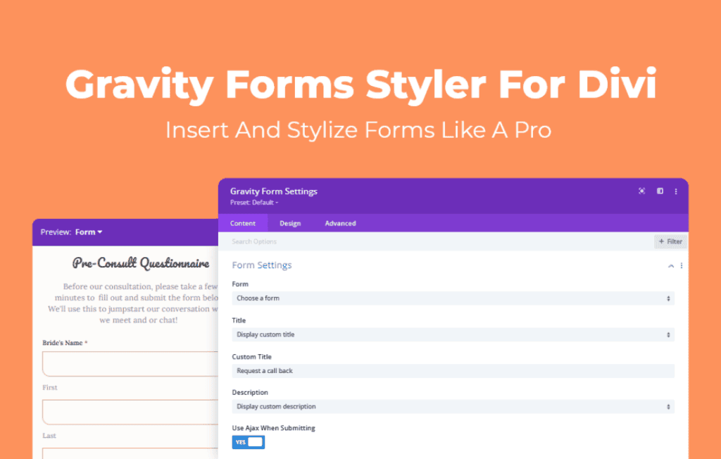 Download Gravity Forms Styler For Divi