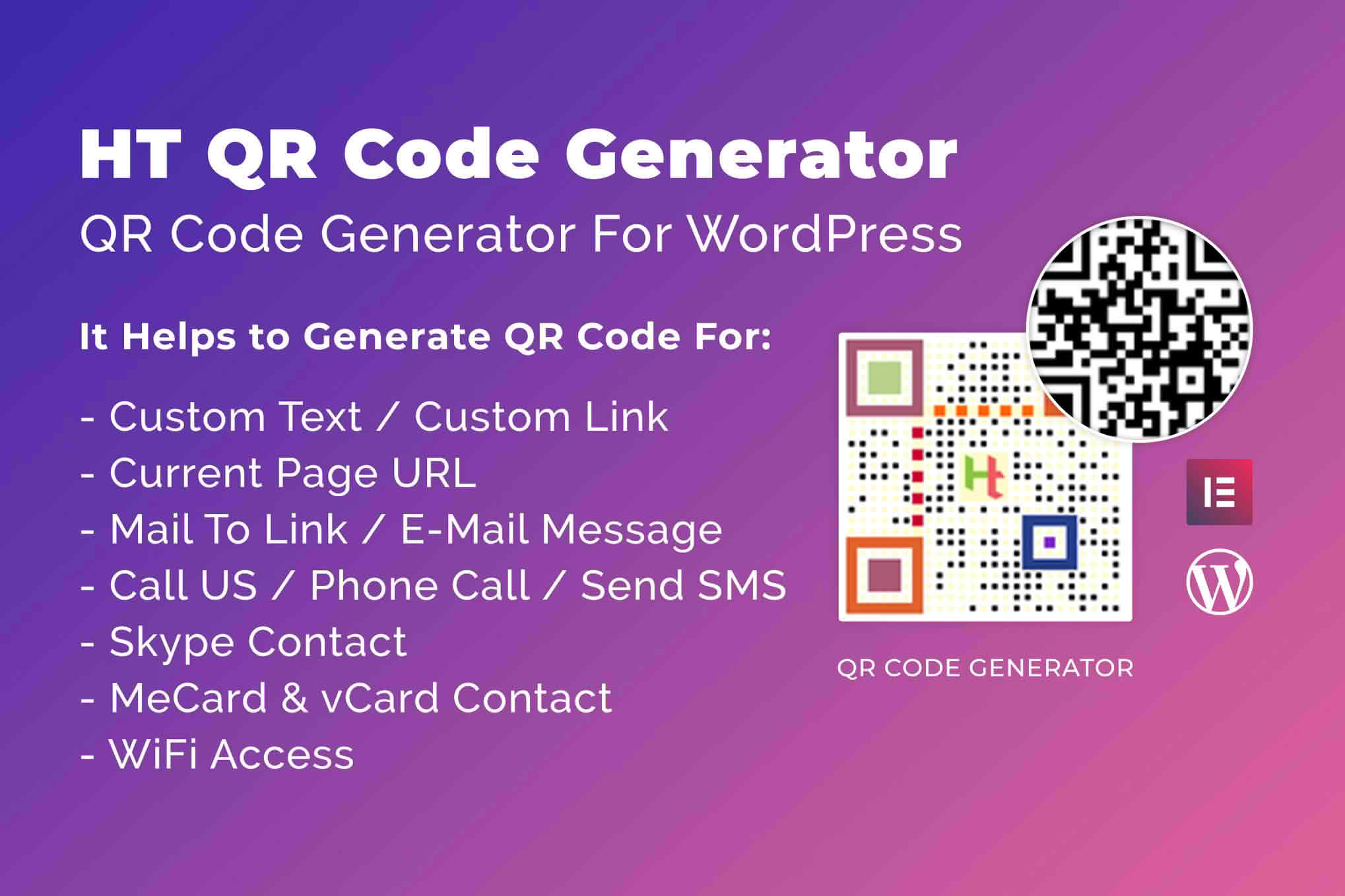 Download HT QR Code Generator for WordPress