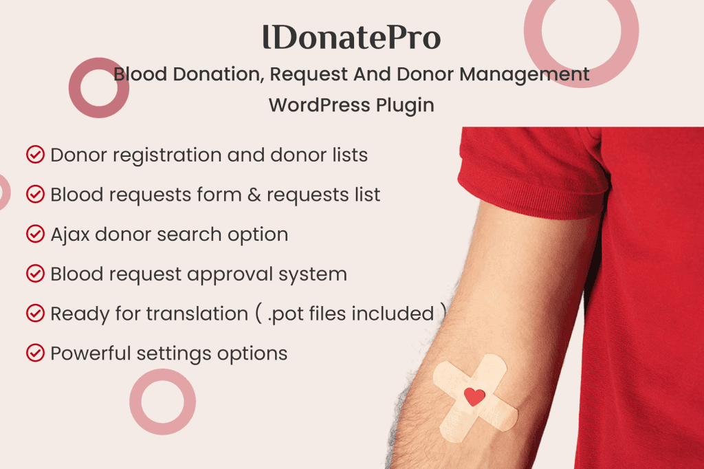 Download IDonatePro - Blood Donation Management Plugin