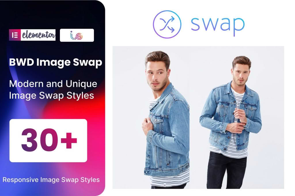 Download Image Swap addon for elementor