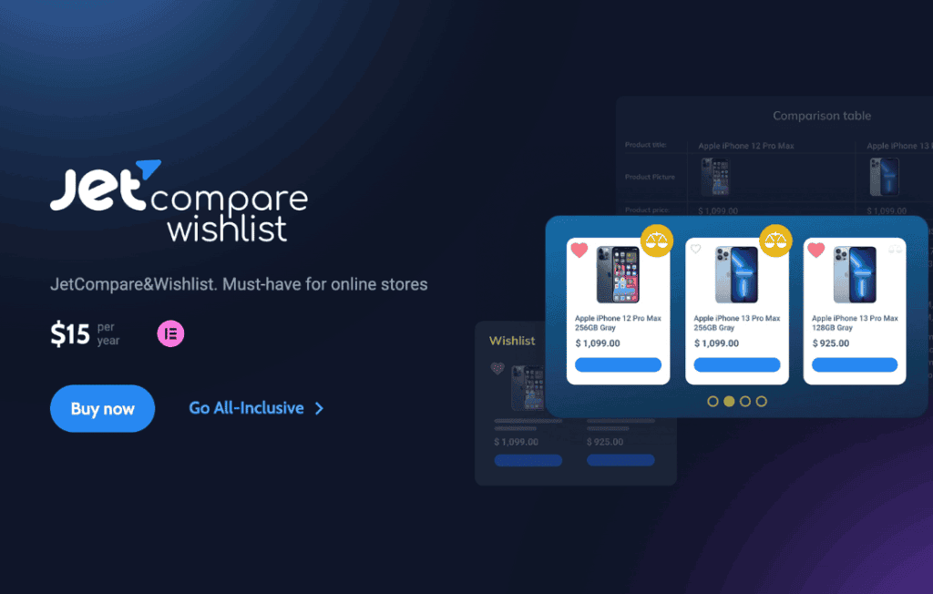 Download JetCompareWishlist For Elementor