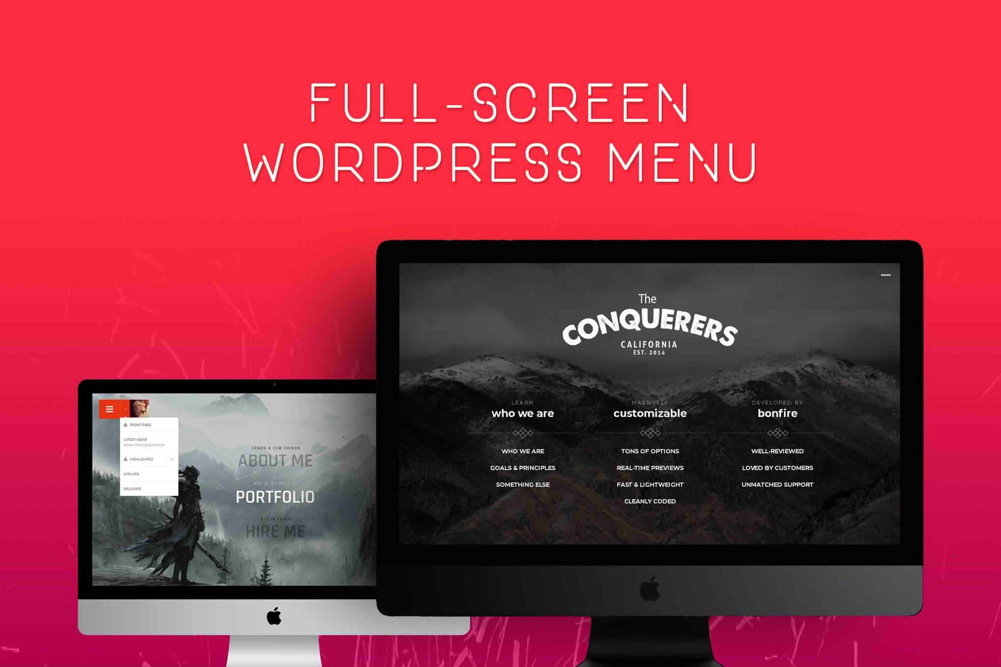 Download Jumbo: Fullscreen WordPress Menu
