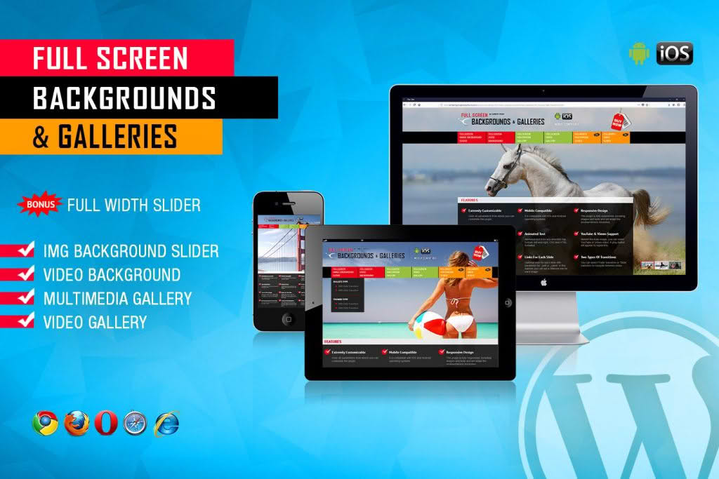 Download Image and Video FullScreen Background WP Plugin