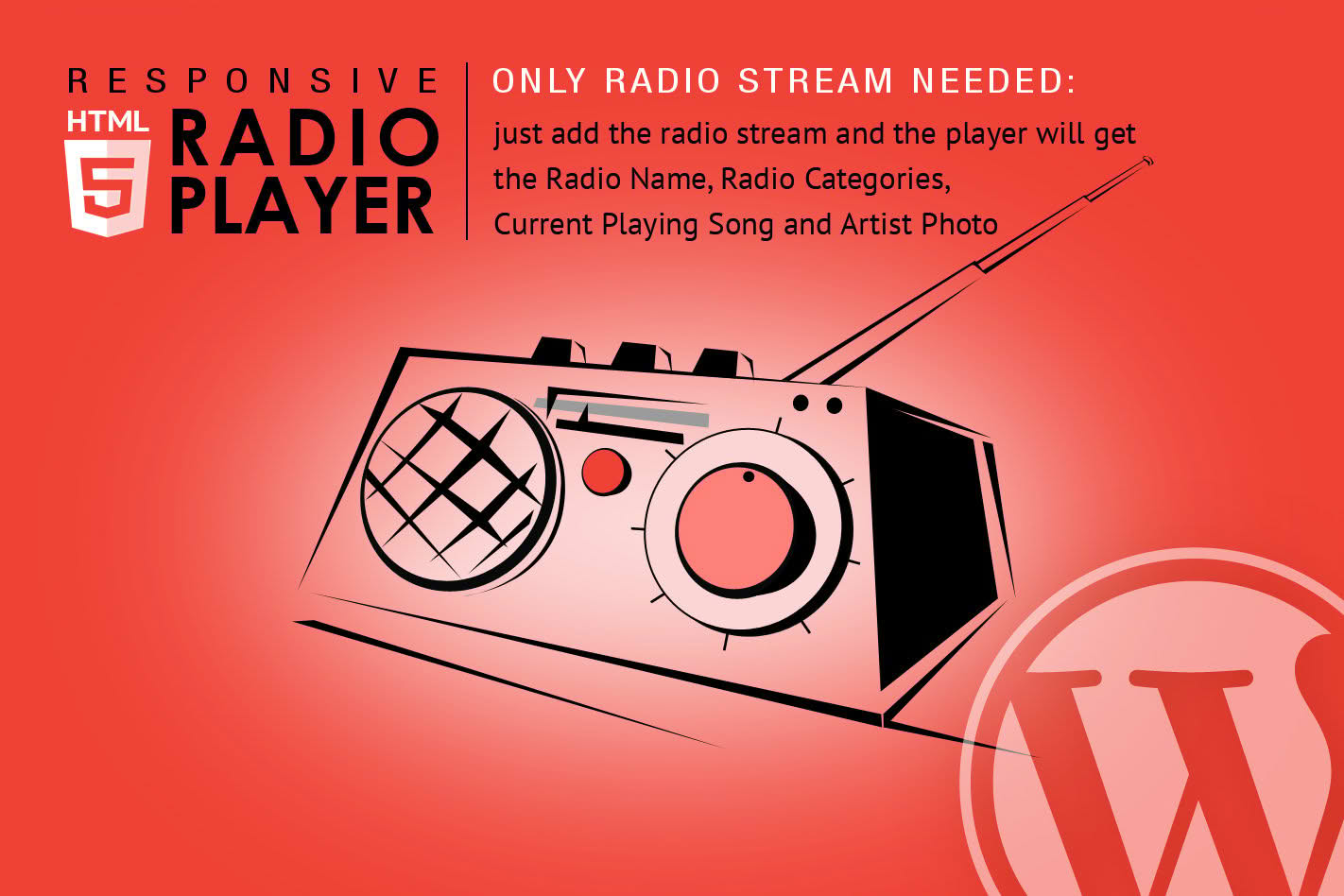 Download Radio Player Shoutcast & Icecast WordPress Plugin