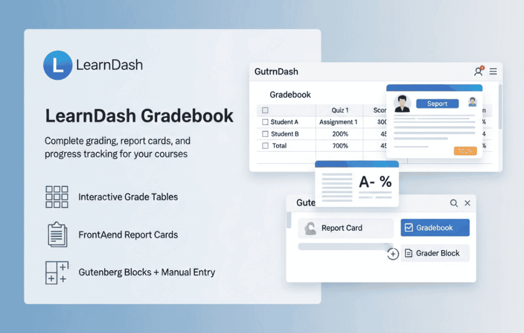 Download LearnDash Gradebook