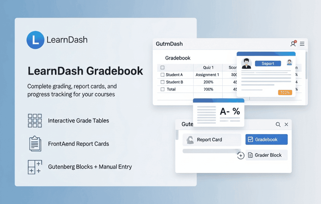 Download LearnDash Gradebook