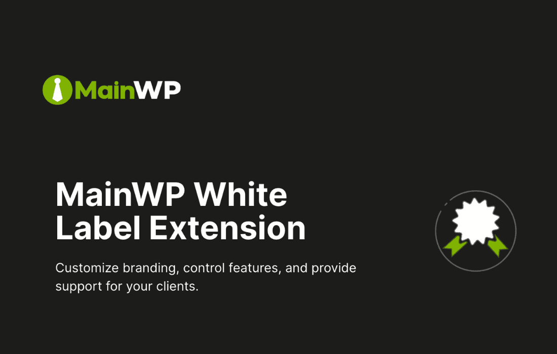 Download MainWP White Label Extension