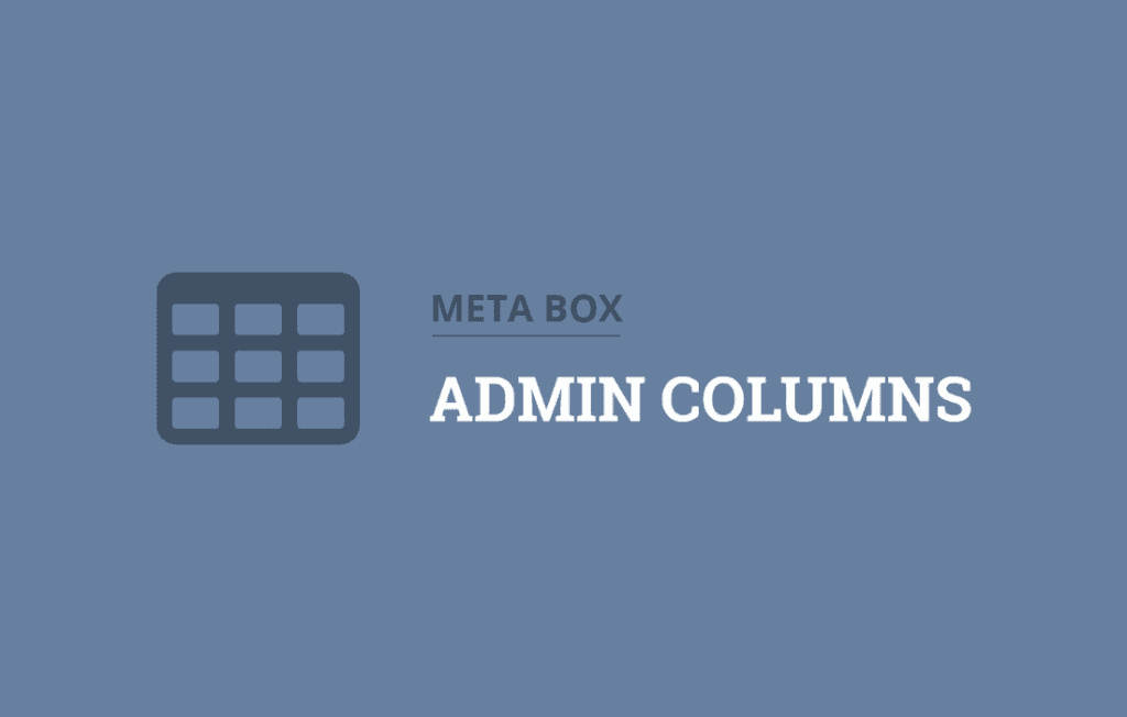 Download MB Admin Columns