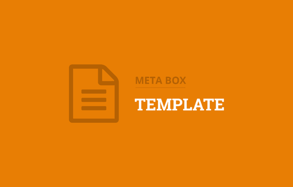 Download Meta Box Template