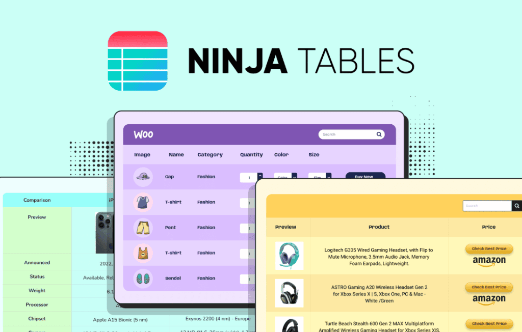 Download Ninja Tables Pro