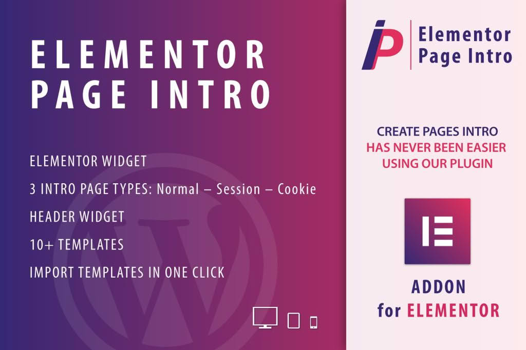 Download Page Intro for Elementor WordPress Plugin