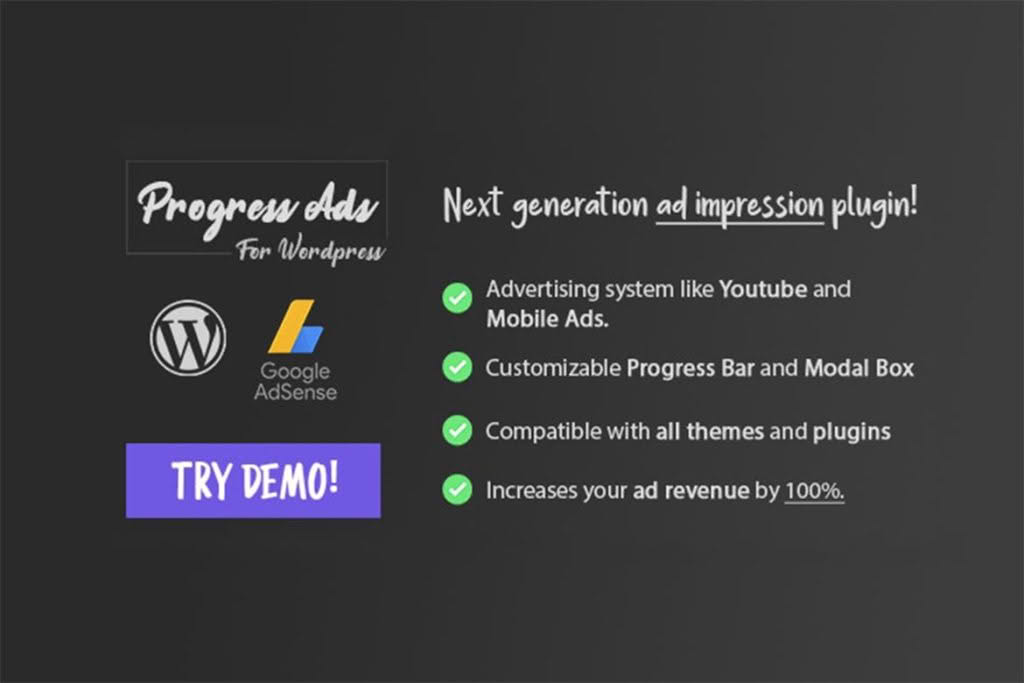 Download Progress Ads - WordPress Adsense & Banner Plugin