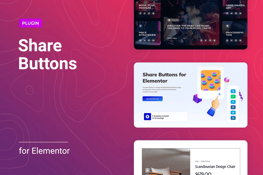 Download Share Buttons for Elementor