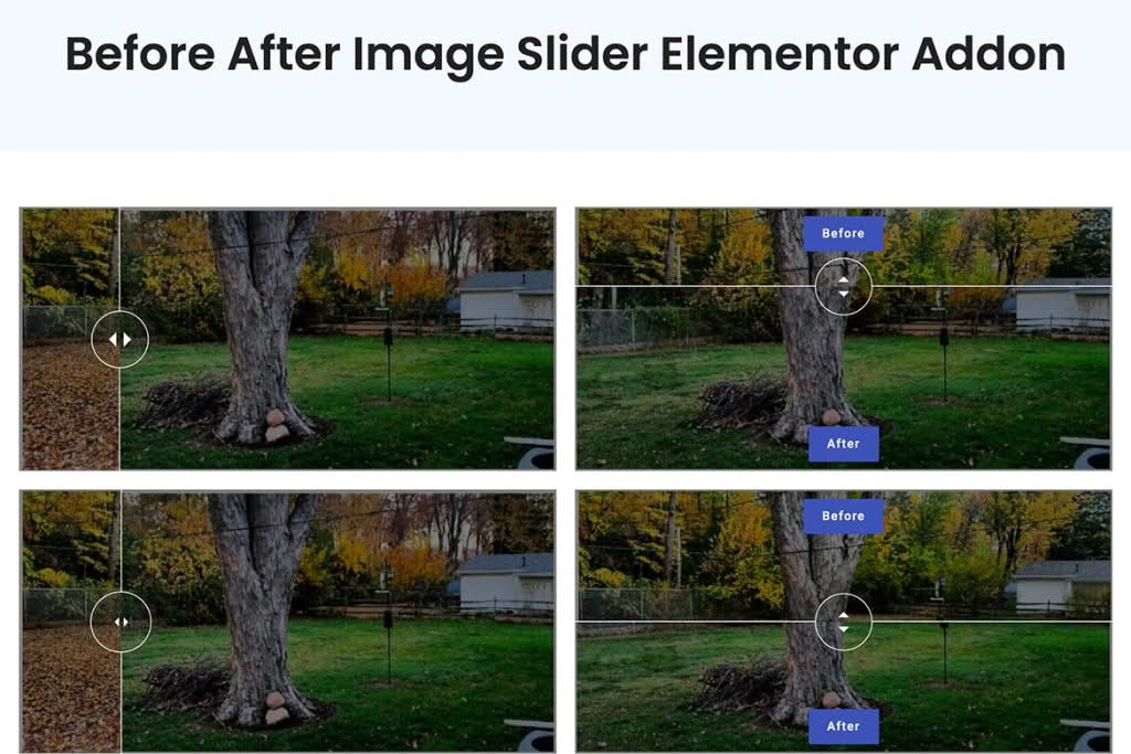 Download Before After Image Slider Elementor Addon