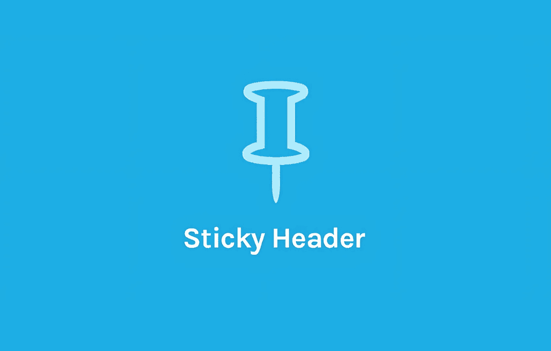Download OceanWP Sticky Header