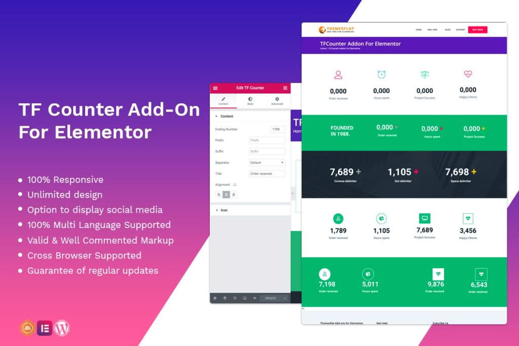 Download Counter addon - widget for Elementor