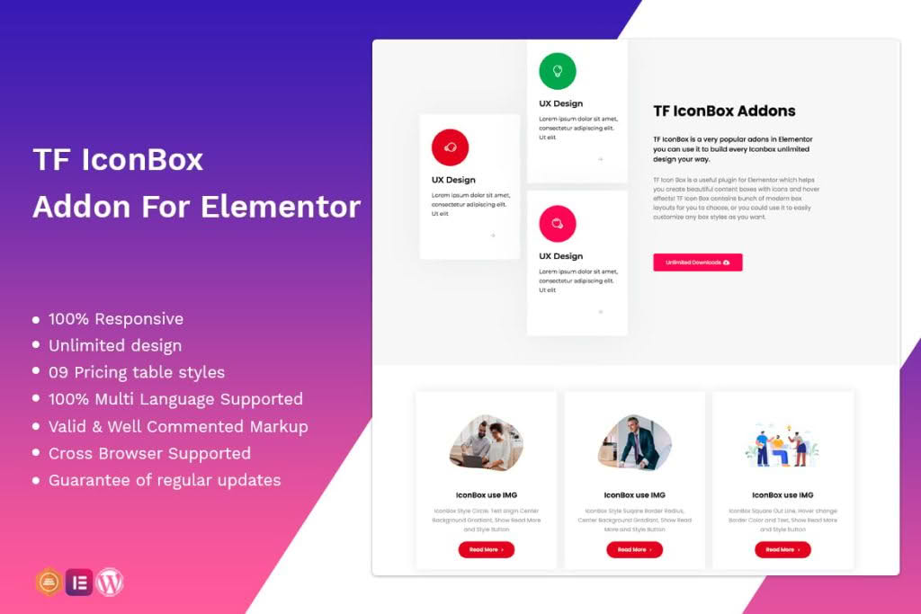 Download Icon Box Widget for Elementor