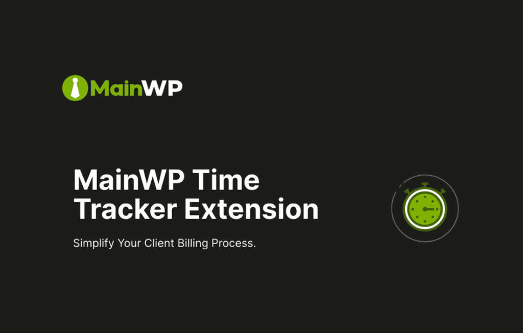 Download MainWP Time Tracker Extension