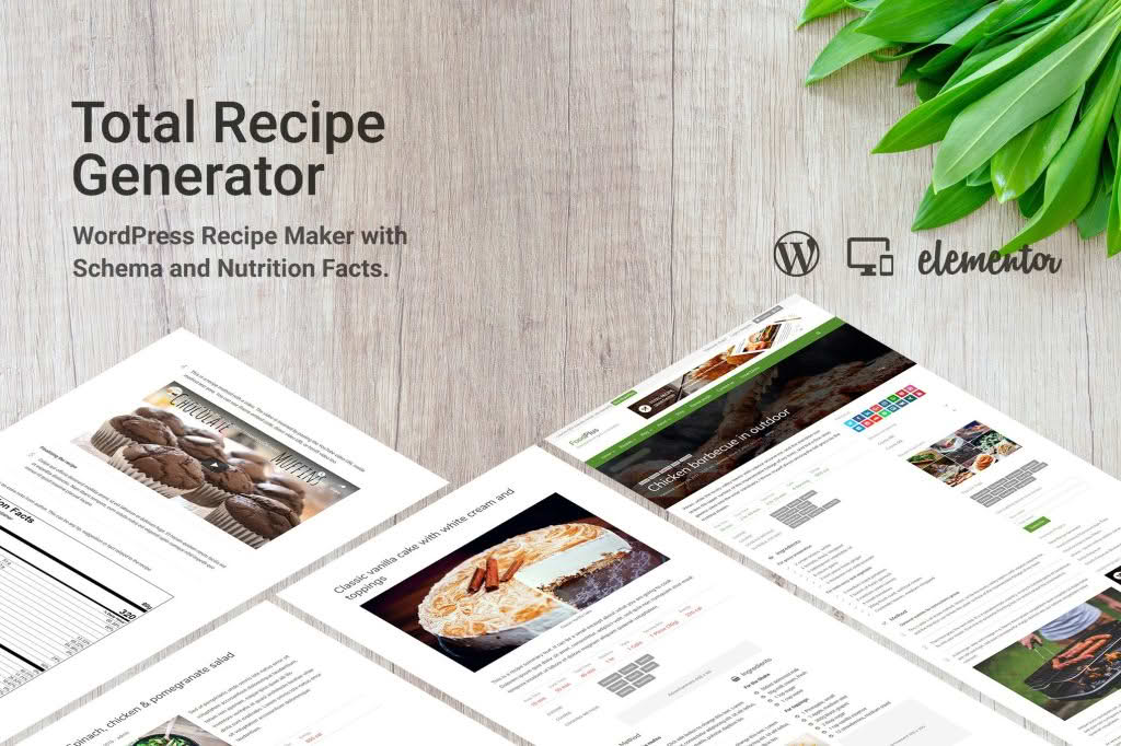 Download Total Recipe Generator for Elementor