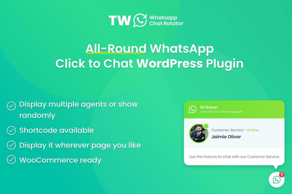 Download WhatsApp Chat for WordPress and WooCommerce