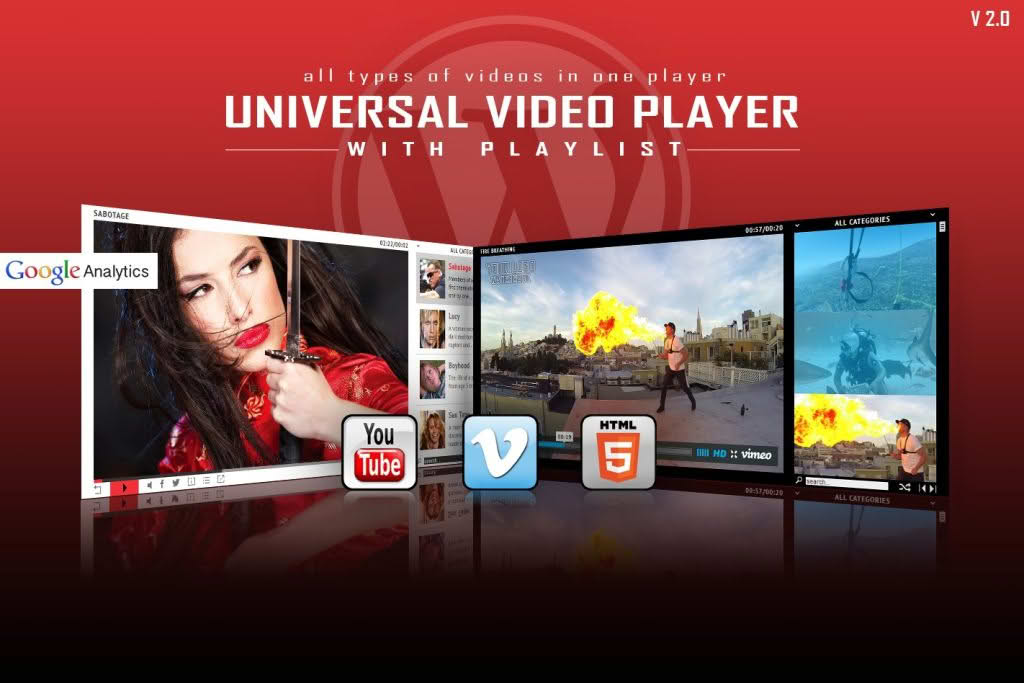 Download Universal Video Player - WordPress Plugin