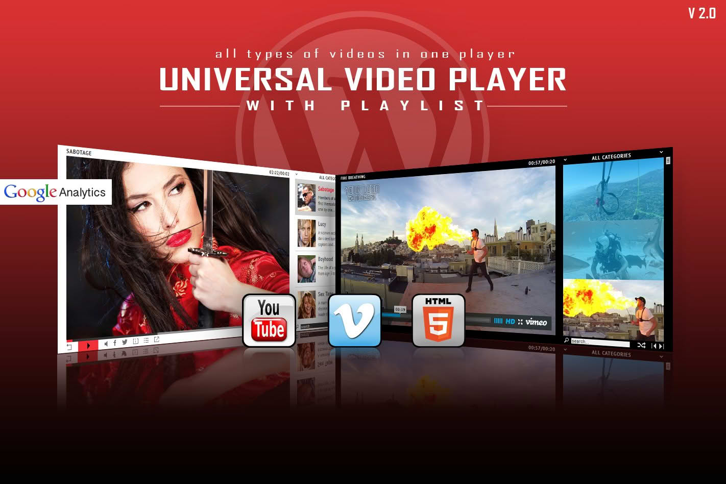 Download Universal Video Player - WordPress Plugin