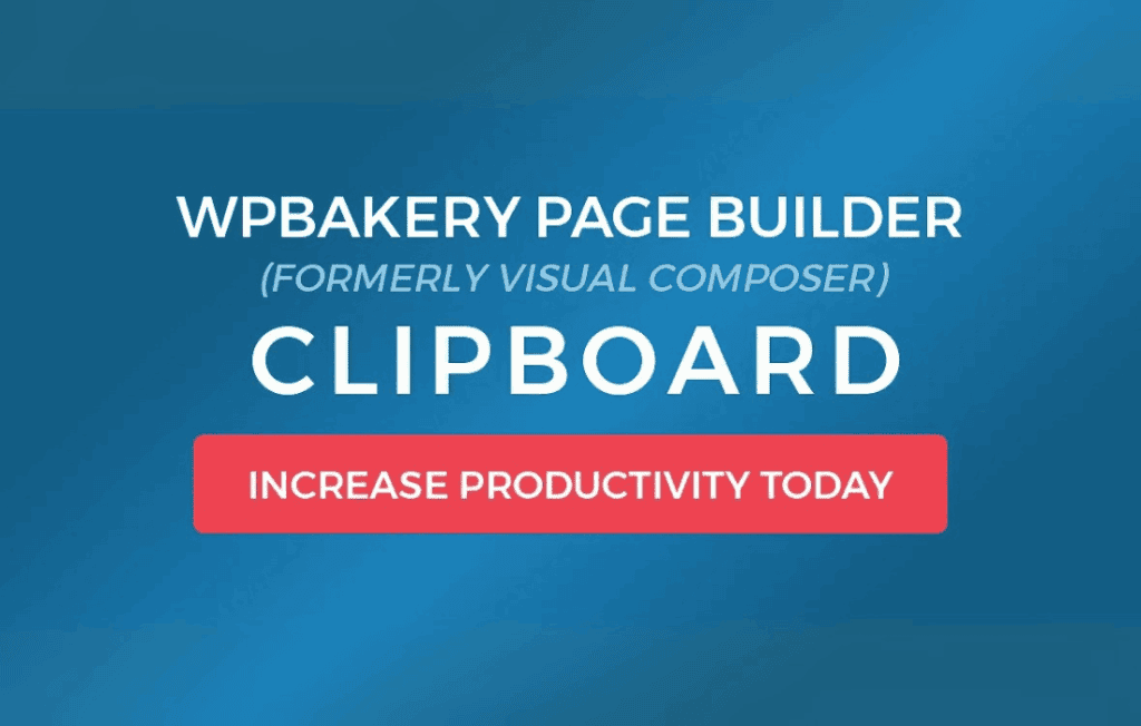 Download WPBakery Page Builder Clipboard
