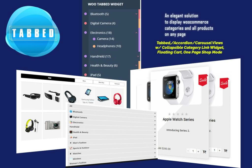 Download WooCommerce Tabbed Category Product Listing