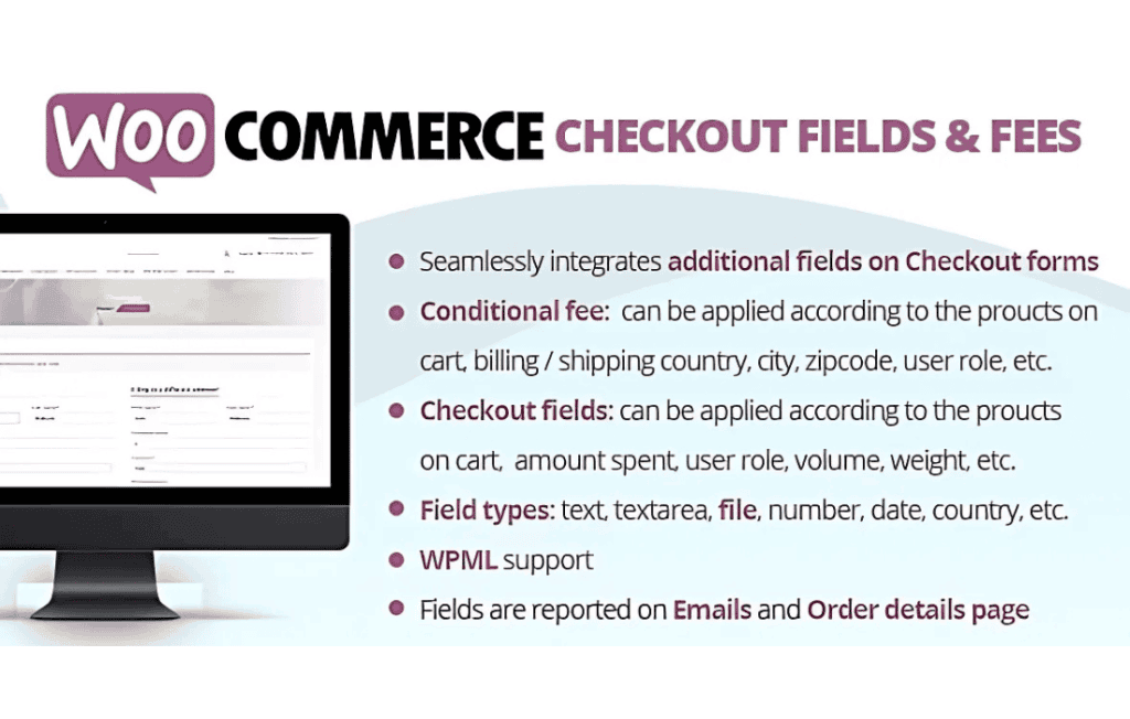 Download WooCommerce Checkout Fields & Fees