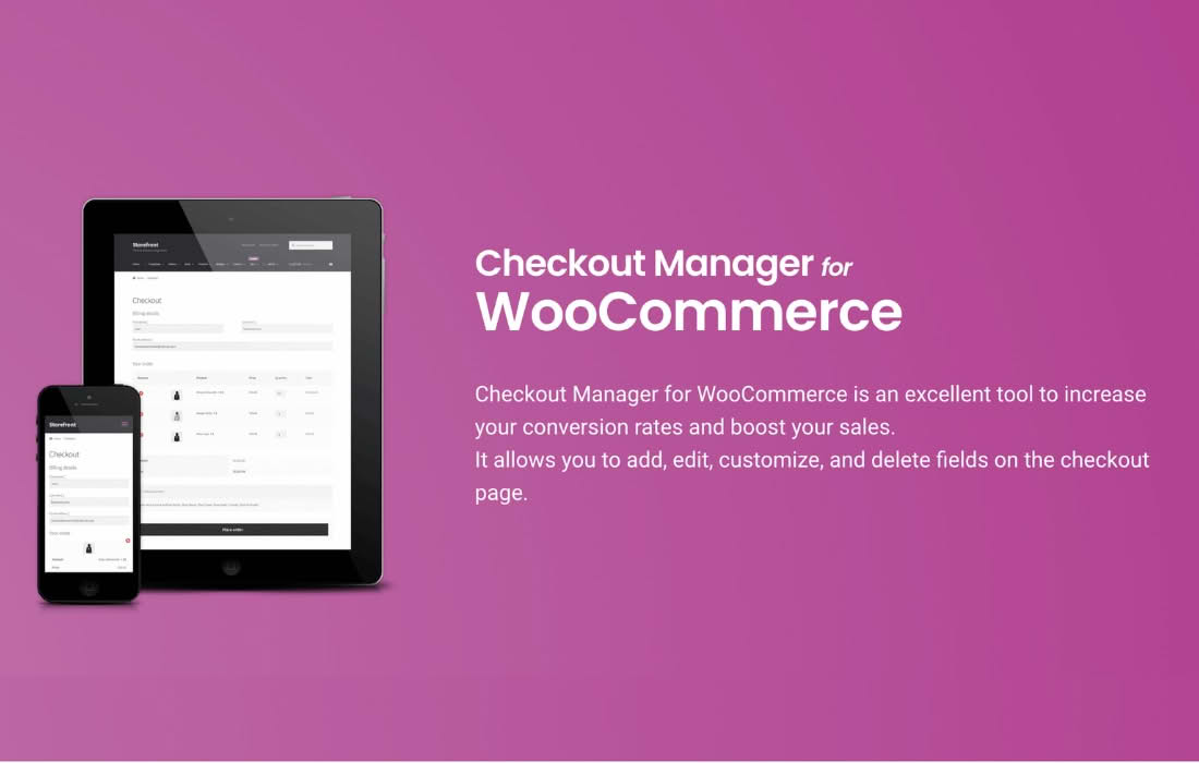 Download WooCommerce Checkout Manager PRO