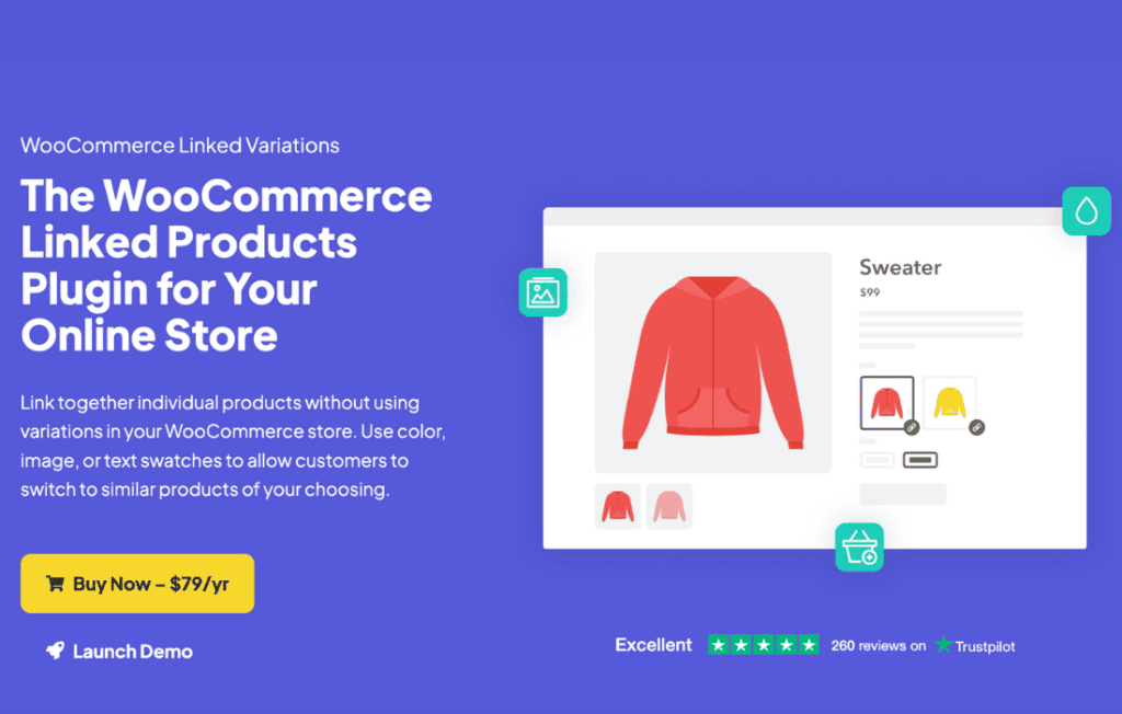 Download WooCommerce Linked Variations